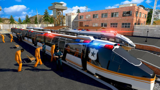 اسکرین شات بازی Police Train Simulator 3D: Prison Transport 1