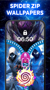 اسکرین شات 4 برنامه ZipWall : Zipper Lock Screen