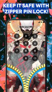اسکرین شات 7 برنامه ZipWall : Zipper Lock Screen