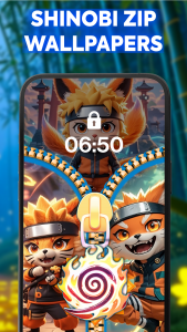 اسکرین شات برنامه ZipWall : Zipper Lock Screen 5