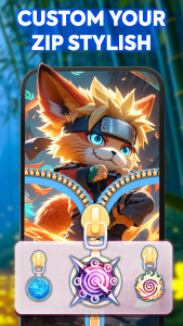 اسکرین شات برنامه ZipWall : Zipper Lock Screen 6