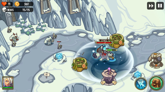 اسکرین شات 3 بازی Empire Warriors: Tower Defense