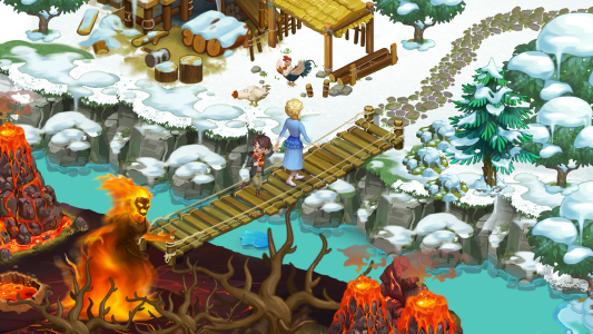اسکرین شات 5 بازی Frozen Farm: Island Adventure