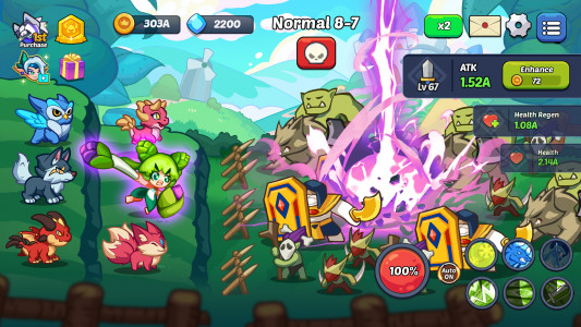 اسکرین شات بازی Monster Clash: Idle RPG Games 8