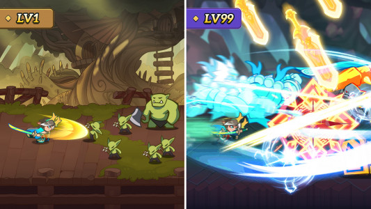 اسکرین شات 4 بازی Monster Clash: Idle RPG Games