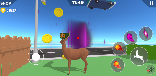 اسکرین شات بازی Crazy deer simulator 5