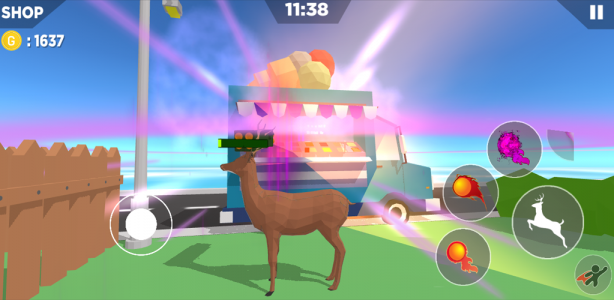 اسکرین شات بازی Crazy deer simulator 4