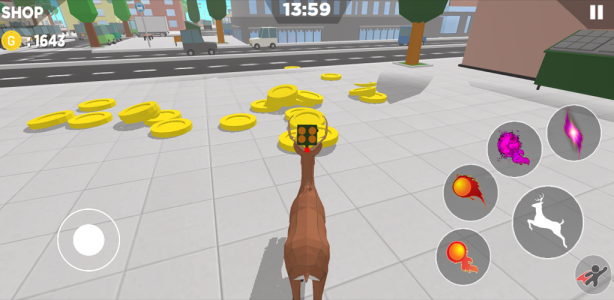 اسکرین شات بازی Crazy deer simulator 6