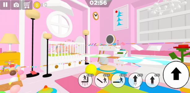اسکرین شات بازی Girl Bedroom House Parkour 4