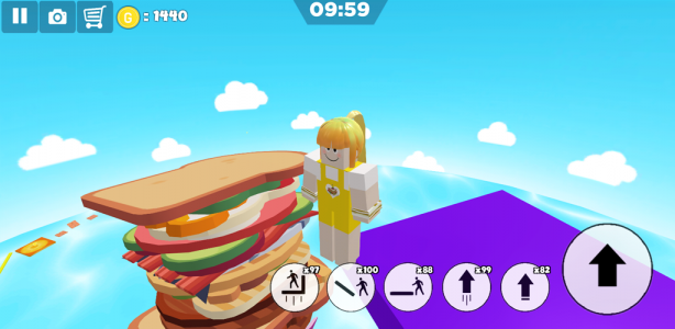 اسکرین شات بازی Escape sandwich island parkour 1