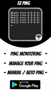 اسکرین شات برنامه EZ PING - Easy ping tool 4