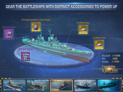 اسکرین شات بازی Battleship Empire: WW2 Naval Battles and Warships 3