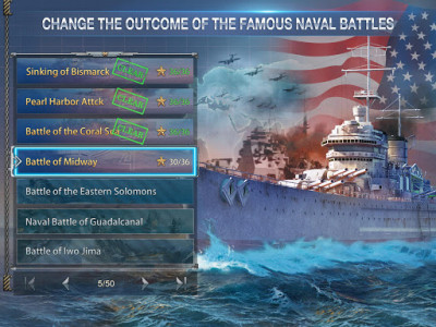 اسکرین شات بازی Battleship Empire: WW2 Naval Battles and Warships 7