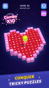 اسکرین شات 2 بازی Block Away - Tap Out Puzzle