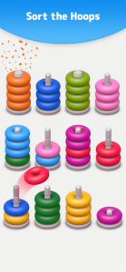 اسکرین شات بازی Color Sort 3D — Hoop Stack 4