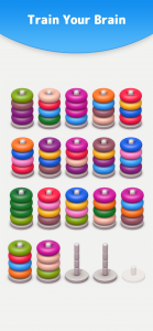 اسکرین شات بازی Color Sort 3D — Hoop Stack 5