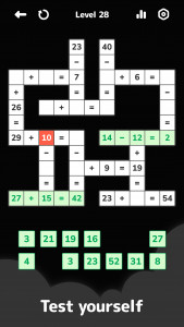 اسکرین شات بازی Math Crossword — Puzzle games 2