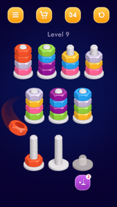 اسکرین شات بازی Nuts — Color Sort Puzzle Games 1