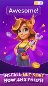 اسکرین شات بازی Nut Sort: Color Sorting Game 7