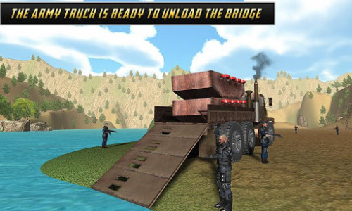اسکرین شات بازی American Army Bridge Builder 3