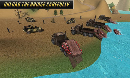 اسکرین شات بازی American Army Bridge Builder 4