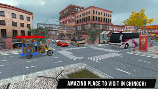 اسکرین شات بازی City Tuk Tuk Chingchi Drive 3D 7