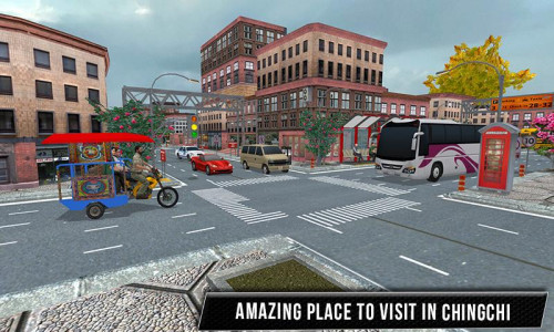 اسکرین شات 2 بازی City Tuk Tuk Chingchi Drive 3D