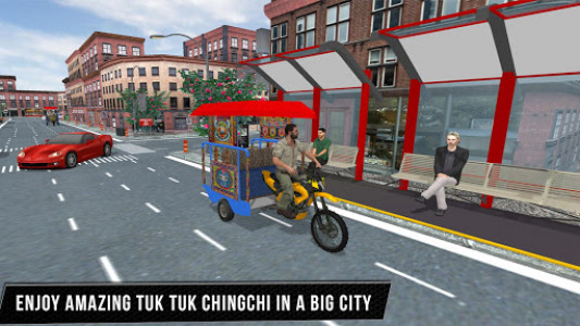 اسکرین شات بازی City Tuk Tuk Chingchi Drive 3D 8