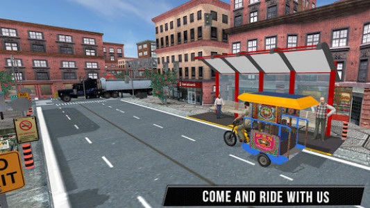 اسکرین شات بازی City Tuk Tuk Chingchi Drive 3D 6
