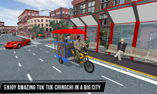 اسکرین شات بازی City Tuk Tuk Chingchi Drive 3D 3