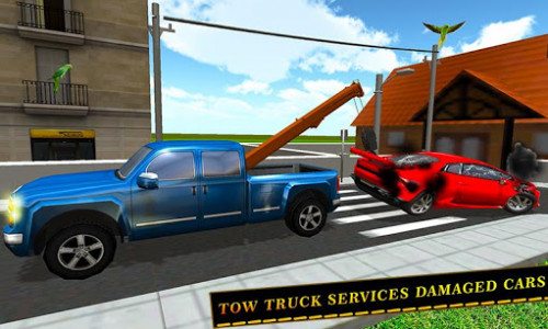 اسکرین شات بازی Tow Truck Car transporter Sim 2