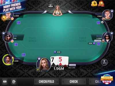 اسکرین شات بازی Poker World Mega Billions 1