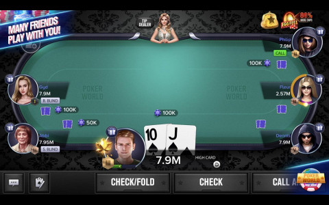 اسکرین شات بازی Poker World Mega Billions 6