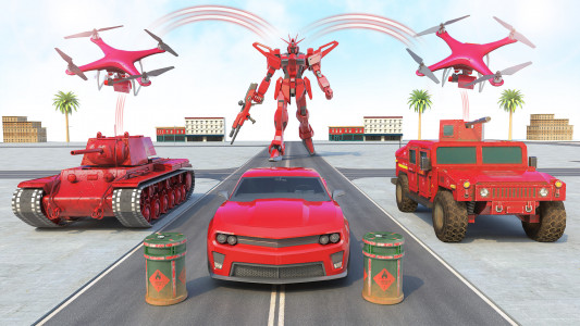 اسکرین شات 6 بازی AI Robot Car Transformer Game