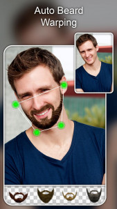اسکرین شات 4 برنامه Beard Photo Editor - Beard Cam