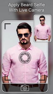 اسکرین شات 2 برنامه Beard Photo Editor - Beard Cam