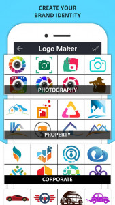 اسکرین شات برنامه Logo Maker - Icon Maker, Creative Graphic Designer 2