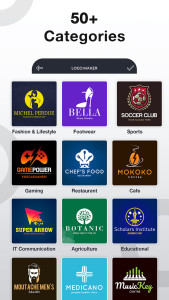 اسکرین شات 2 برنامه Logo Maker: Logo Creator