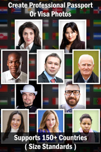 اسکرین شات 1 برنامه Passport Size Photo Editor