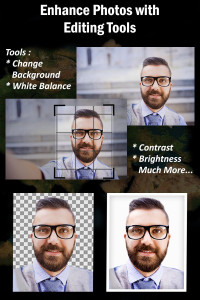 اسکرین شات 2 برنامه Passport Size Photo Editor