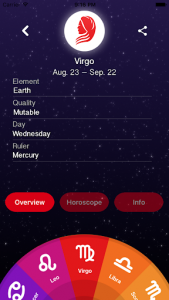 اسکرین شات برنامه Horoscope - Zodiac Signs 5