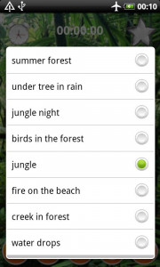 اسکرین شات برنامه Forest Sounds Nature To Sleep 2