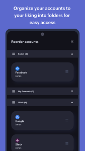 اسکرین شات 4 برنامه Authenticator App - OneAuth