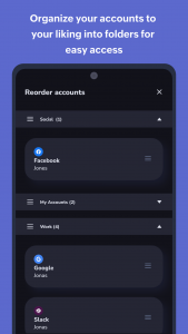 اسکرین شات برنامه Authenticator App - OneAuth 2