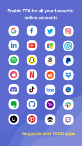 اسکرین شات 2 برنامه Authenticator App - OneAuth