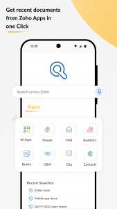 اسکرین شات 7 برنامه Search across Zoho- Zia Search