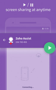 اسکرین شات برنامه Zoho Assist - Customer 7