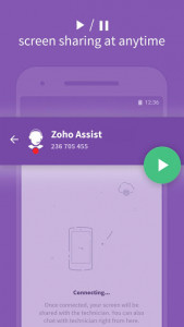 اسکرین شات برنامه Zoho Assist - Customer 3