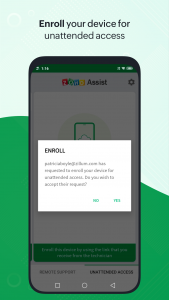 اسکرین شات 5 برنامه Customer App - Zoho Assist