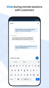 اسکرین شات 6 برنامه Zoho Assist - Remote Desktop